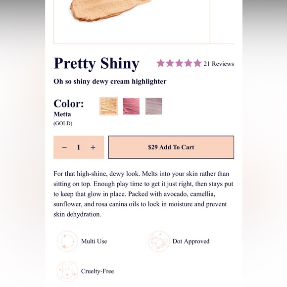 Neen pretty shines cream concealer - Picture 3 of 3